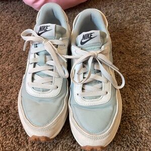 Nike Sky Blue and White Sneakers